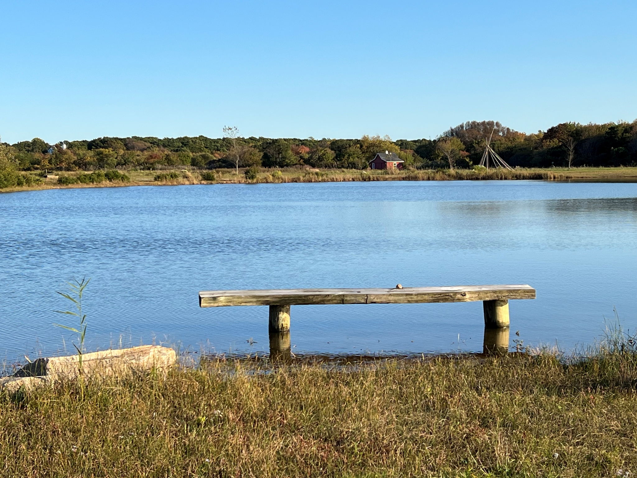 View across 2 Acre Pond