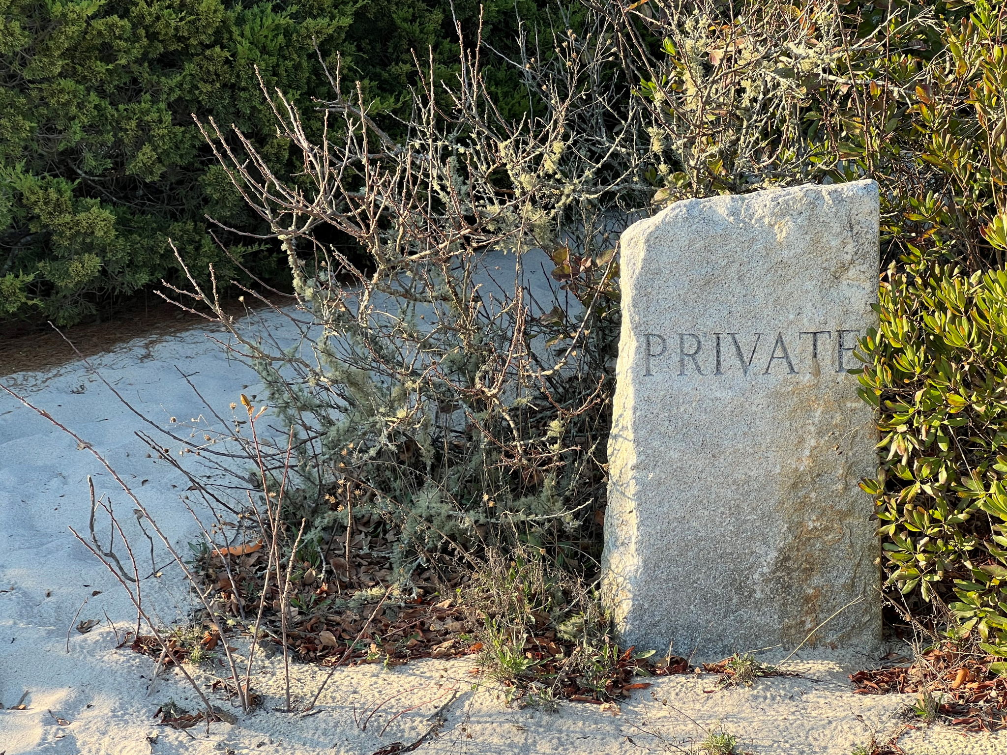 Private Beach Entrance