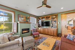 Family Room with Pond Views