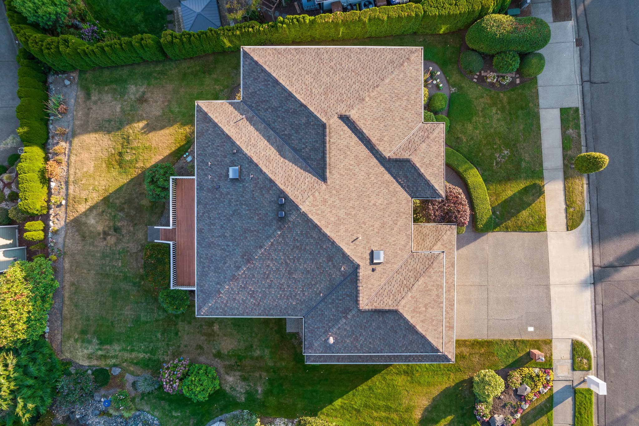 Overhead view of this incredible home!