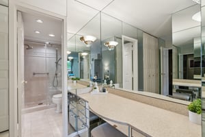 Primary Dressing Area with Abundant Closets