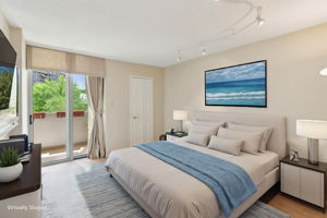 Bedroom 2 with Access to Balcony