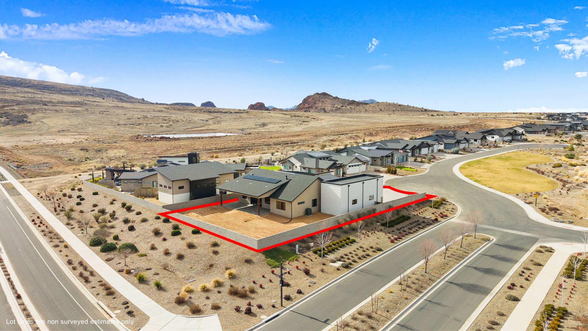 Aerial Back (1) Lot Lines