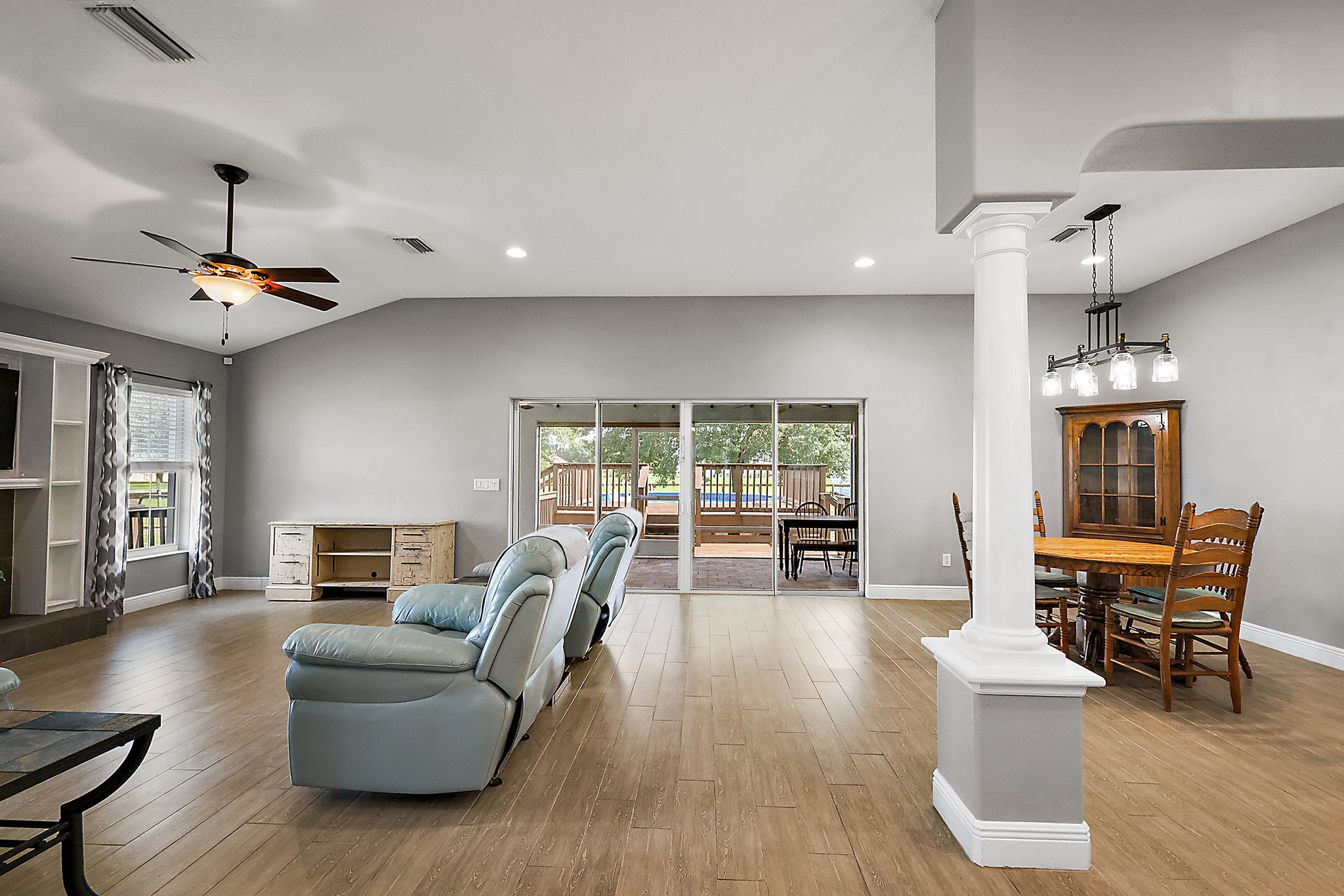 Main Residence Living and Dining Rooms