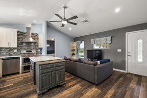 Second Home Kitchen and Living Room
