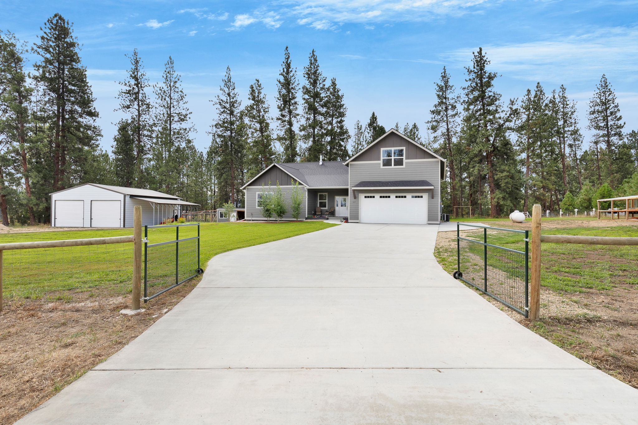 Fenced, gated, ample parking