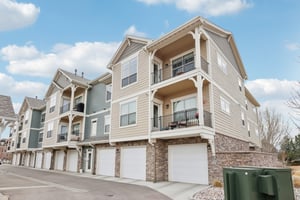 Exterior End Unit with Vaulted Ceilings and Elevator Access