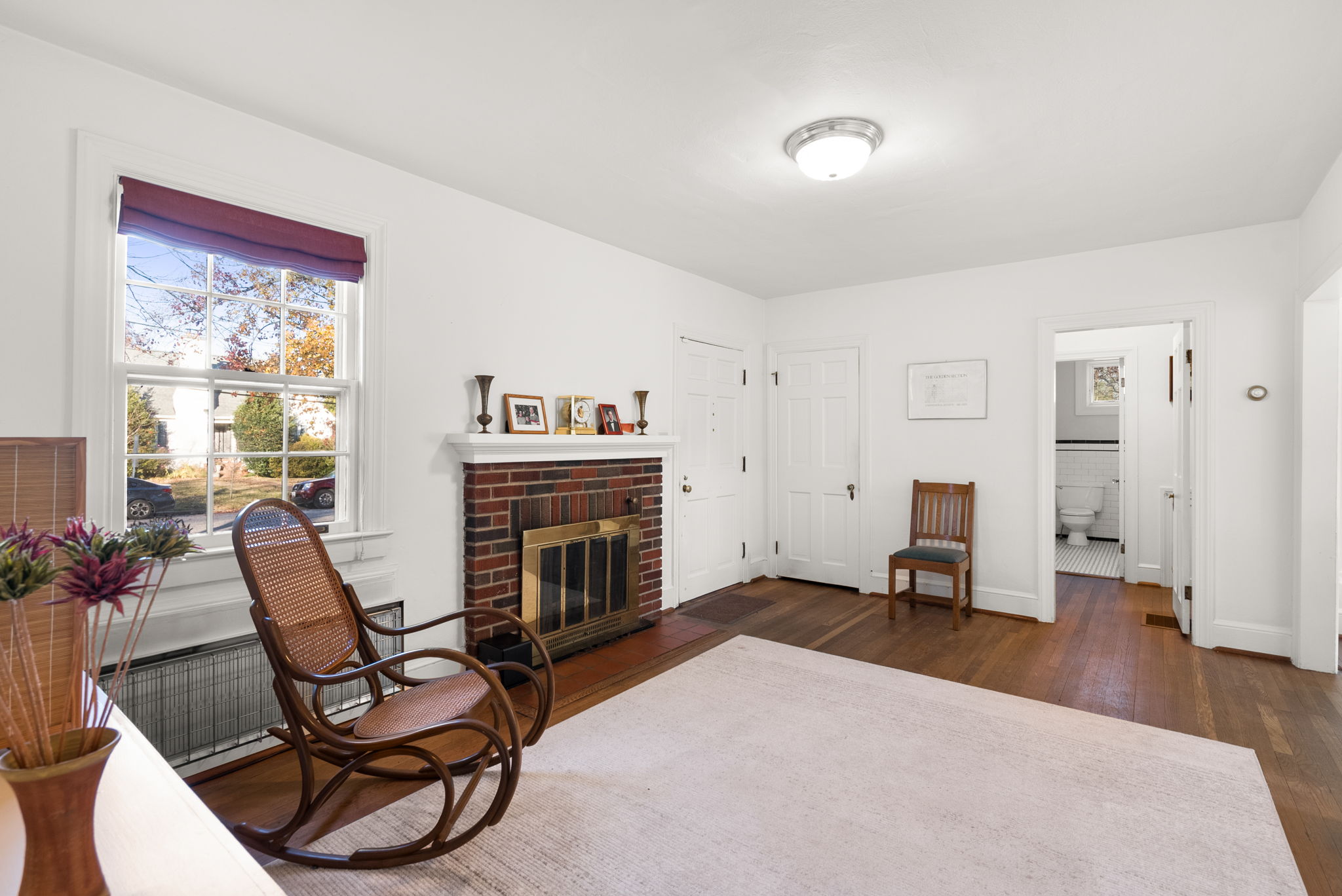 Living Room with Fireplace