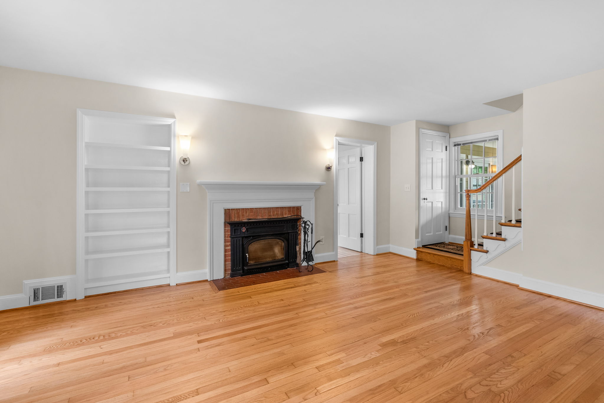 Living Room with Fireplace