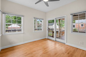 Sun Room and Access to Rear Covered Deck