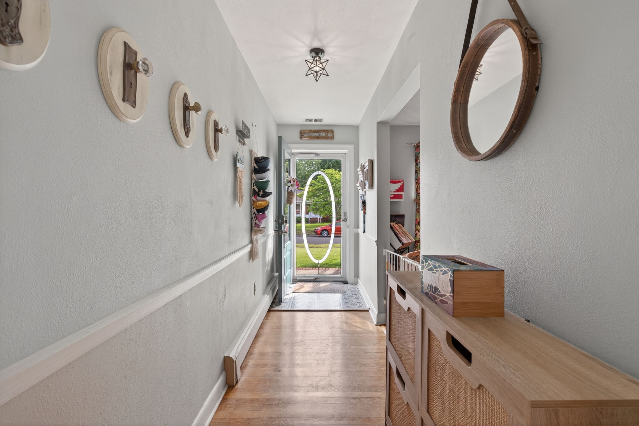 Warm welcome the moment you step inside.