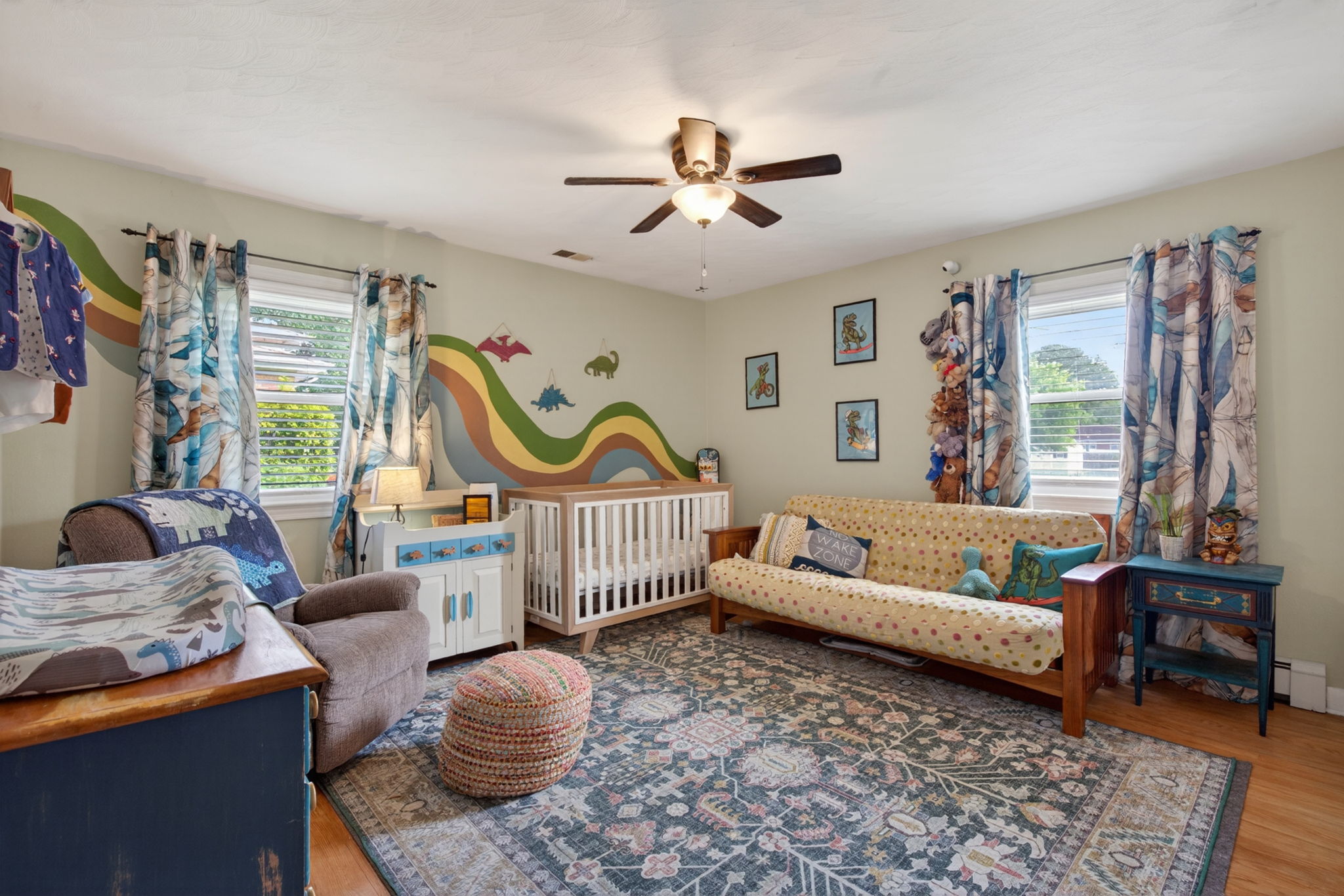 Spacious rooms perfect for family, guests, or office space.