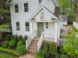 The beauty of wood, the strength of fiber cement: The new Hardie siding will keep your new/old home looking elegant through every season. It's fire resistant and insurance companies LOVE that.