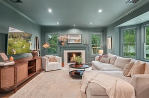 Curled-up conversations by the gas fire, movie marathons, and the everyday magic of being home.