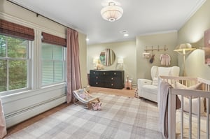 Bedroom #3 with windows to side yard.
