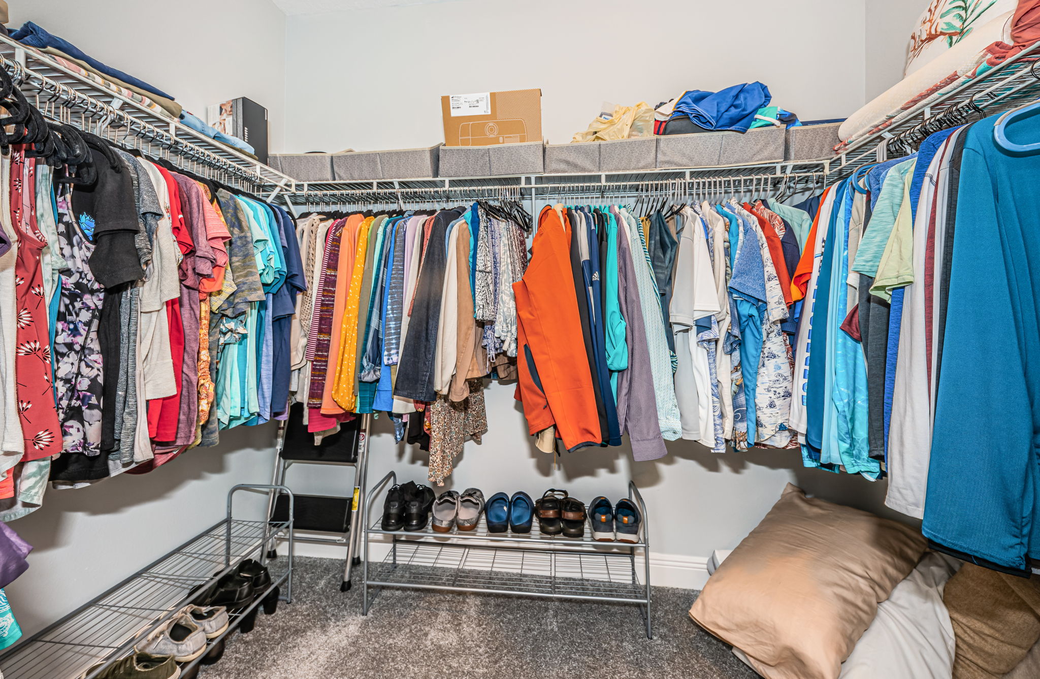 Upper Level Master Bedroom Walk-in Closet