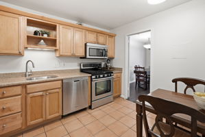 Kitchen with Stainless Steel Appliances