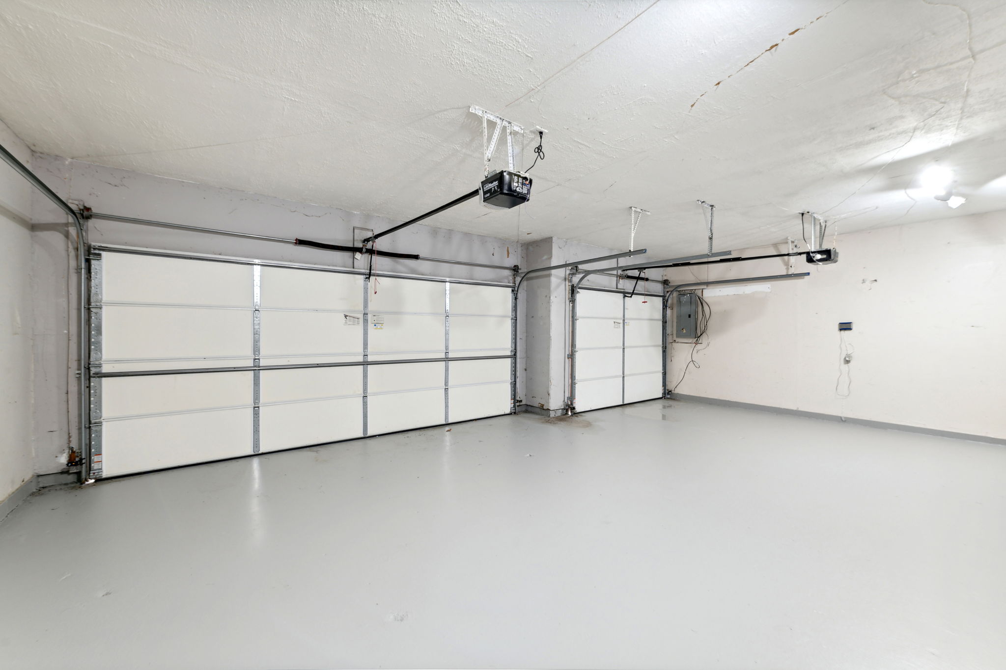Refinished garage floors