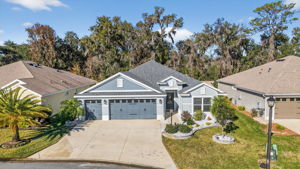 Front Elevation with Rear Woods