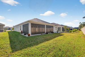 Rear and Side Elevation with Private Rear Yard