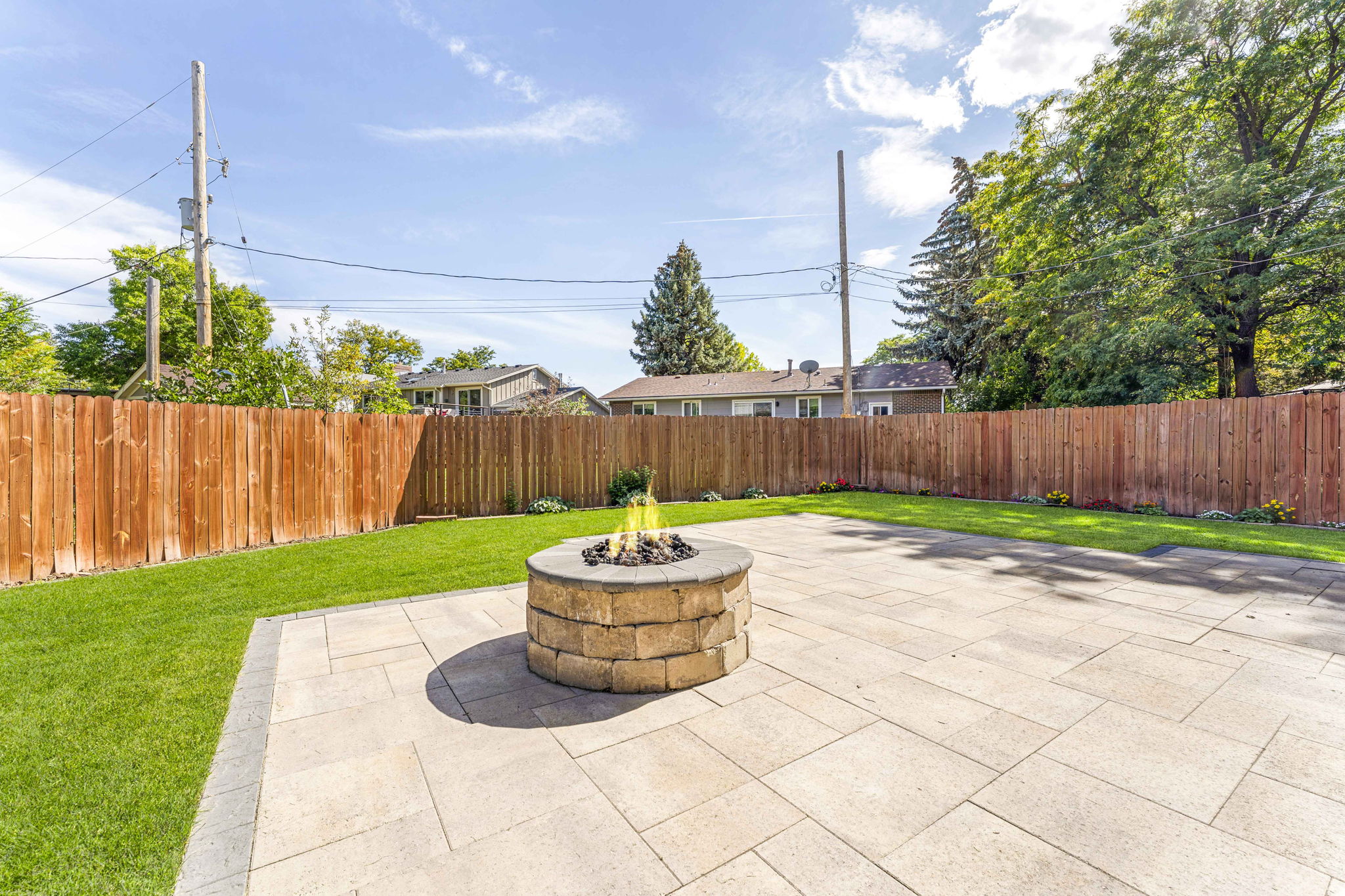 New Paver Patio & Firepit