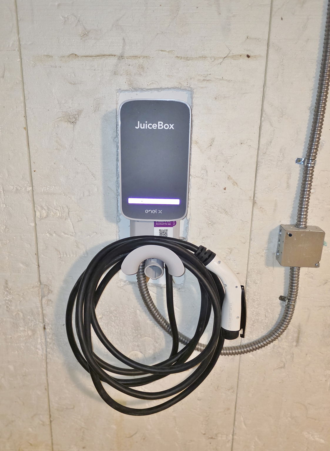 Solar EV Charger in Garage