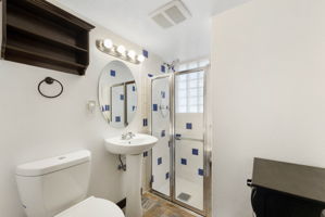 Updated Mid-Level 3/4 Bath