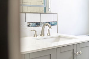 Modern Fixtures & New Double Vanity