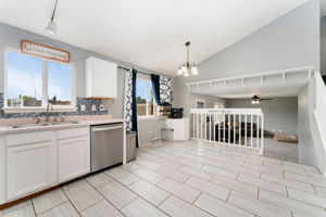 Kitchen/Dining Room/Lower Level - Living Room