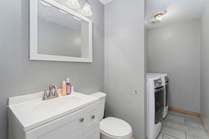 Lower Level - Bathroom/Lower Level - Laundry