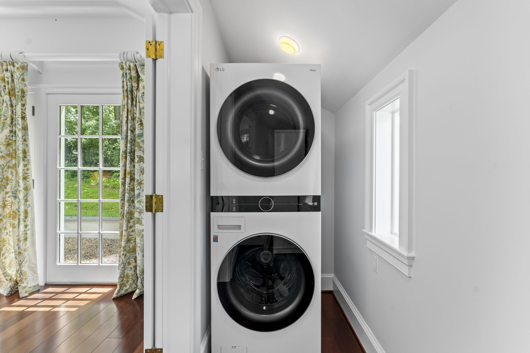 Bedroom level laundry