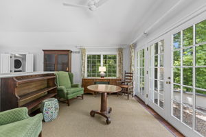 Upper level French doors to terrace