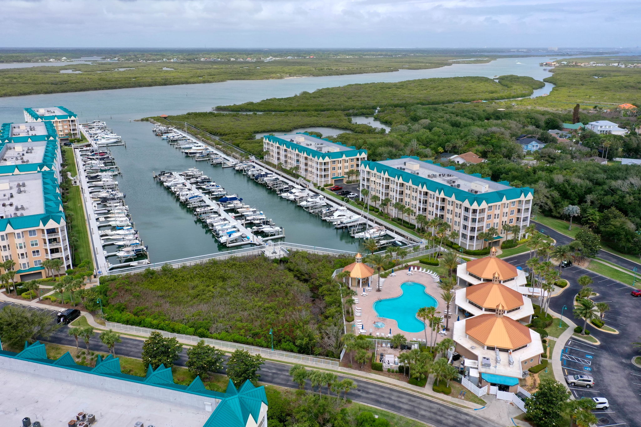 Clubhouse, Pool, Marina and ICW