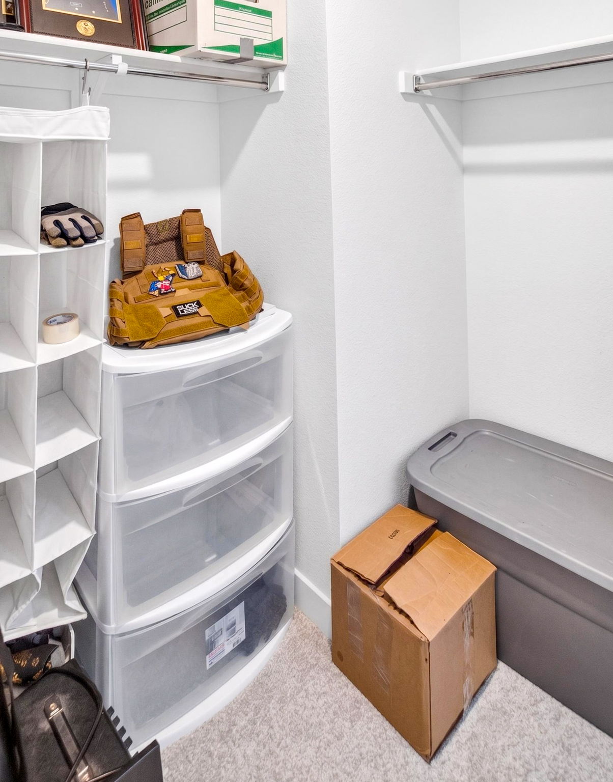 Interior Media Room Closet