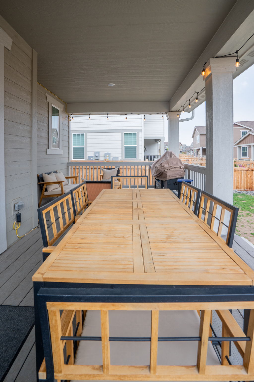 Exterior Back Yard Deck 1