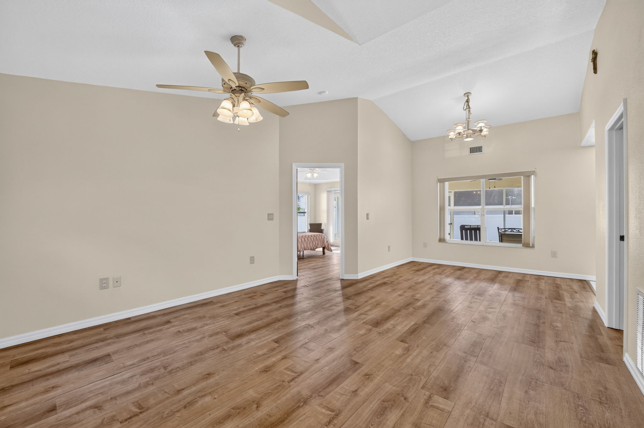 Living Area to Dining