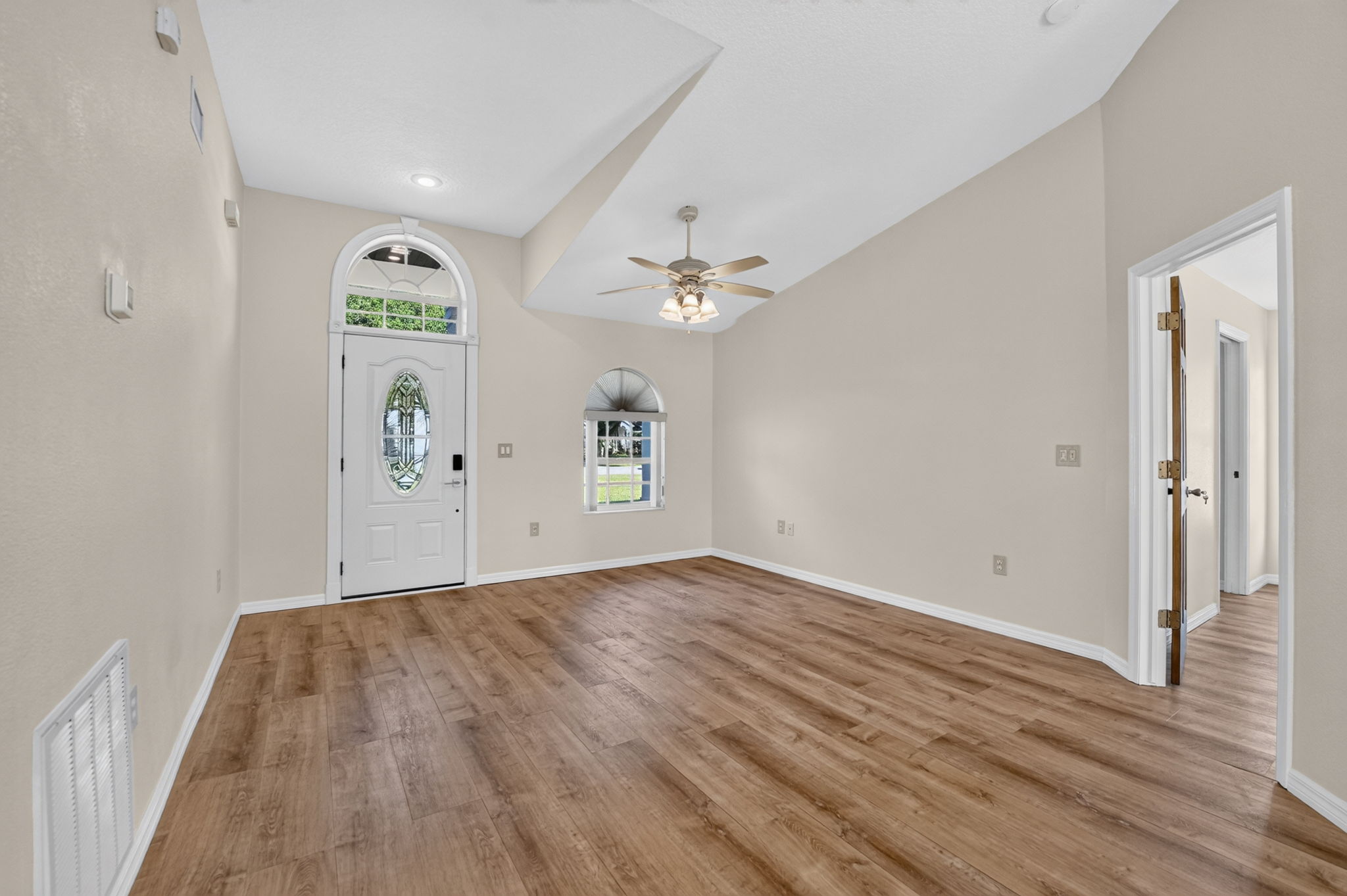 Foyer and Living Area