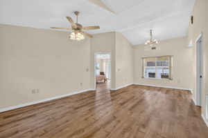 Living Area to Dining