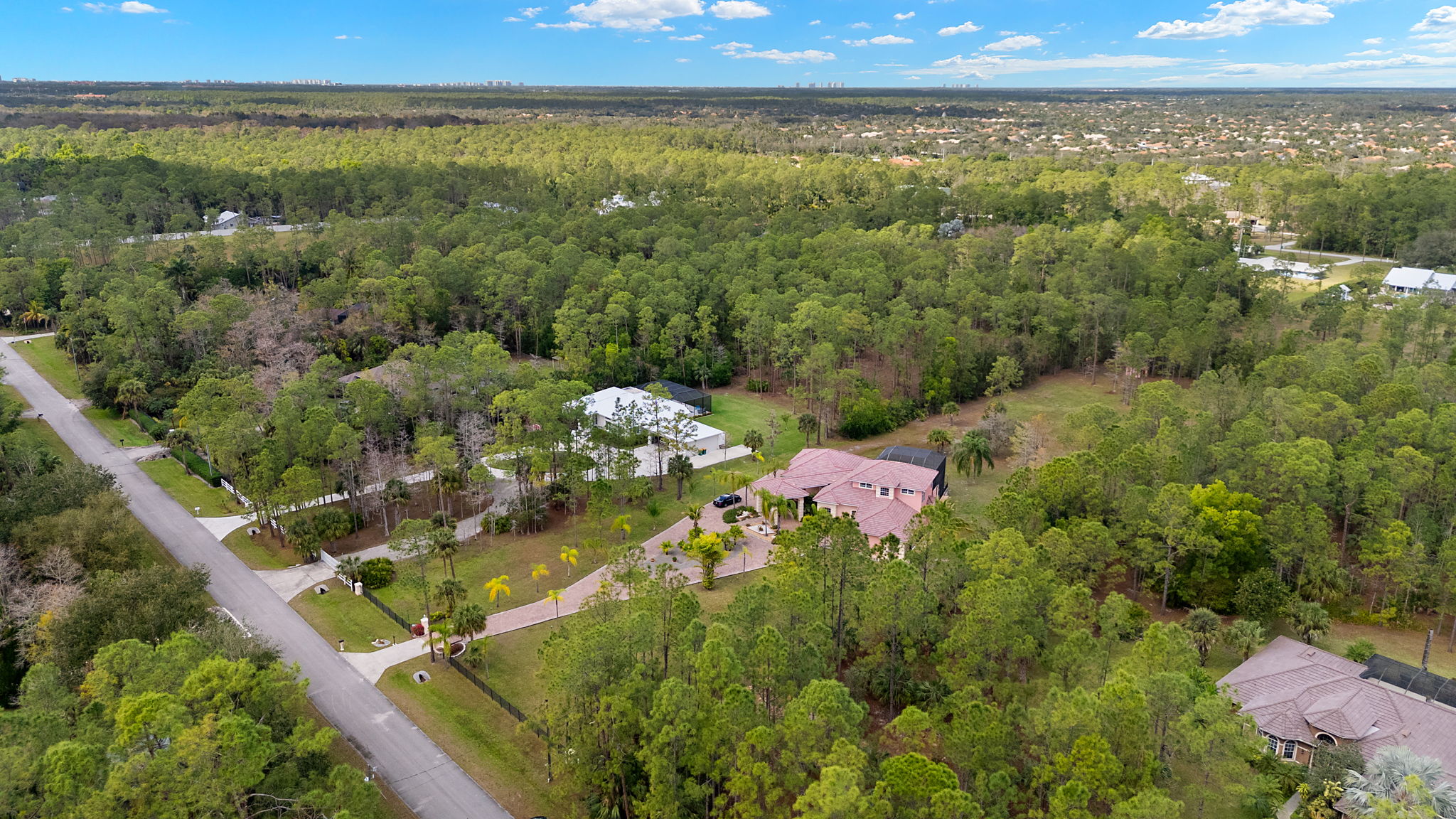 Aerial Front Exterior 2