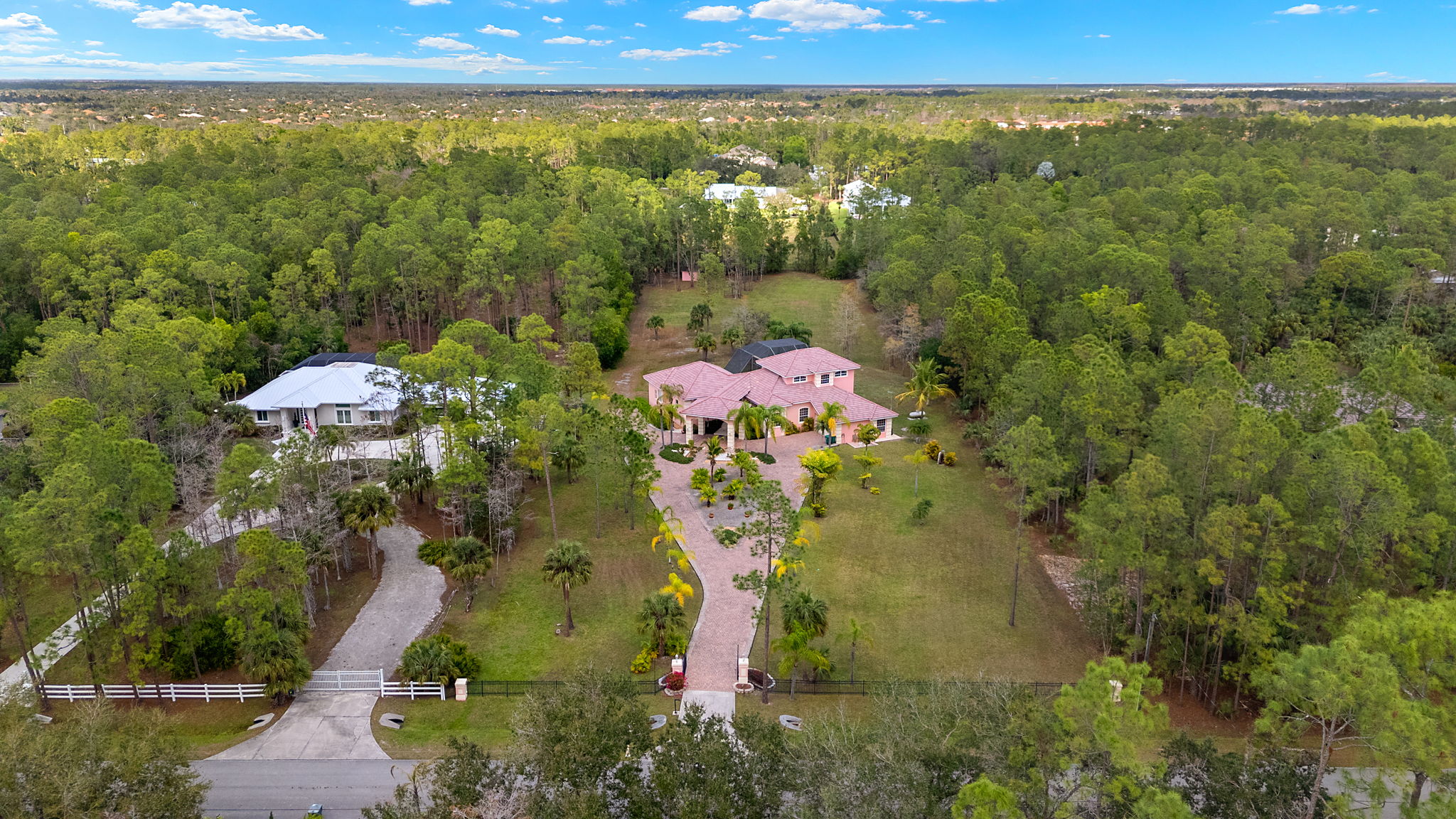 Aerial Front Exterior 1