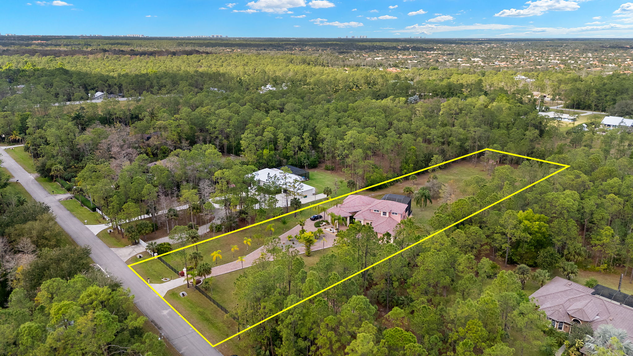 Aerial Front Exterior 2 - lot line