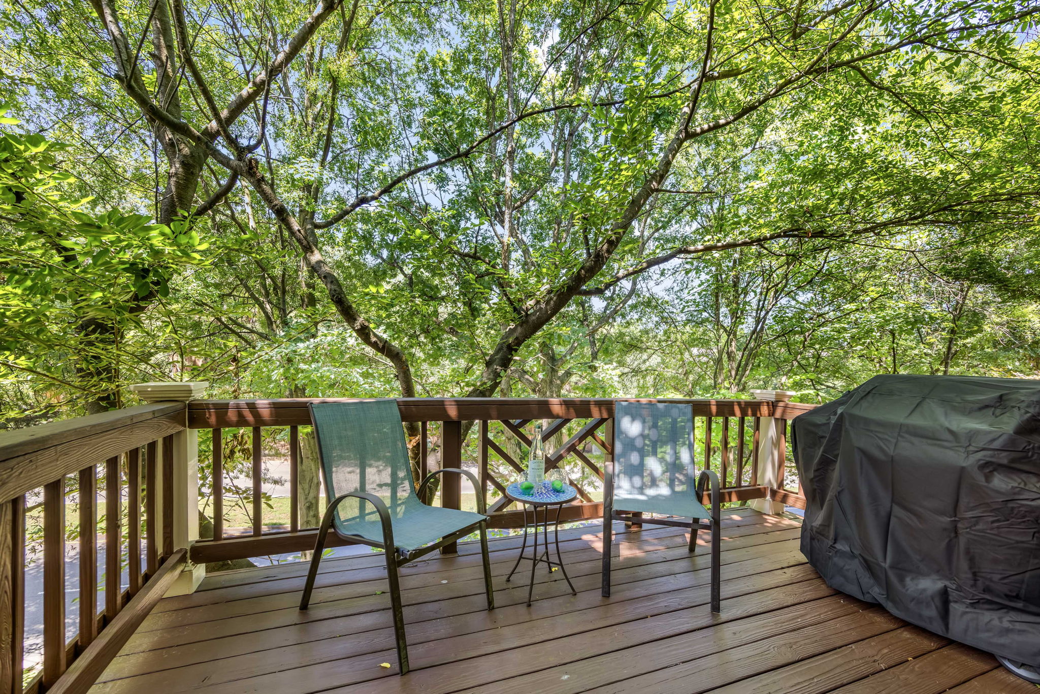 Main Level Private Deck Overlooking Trees
