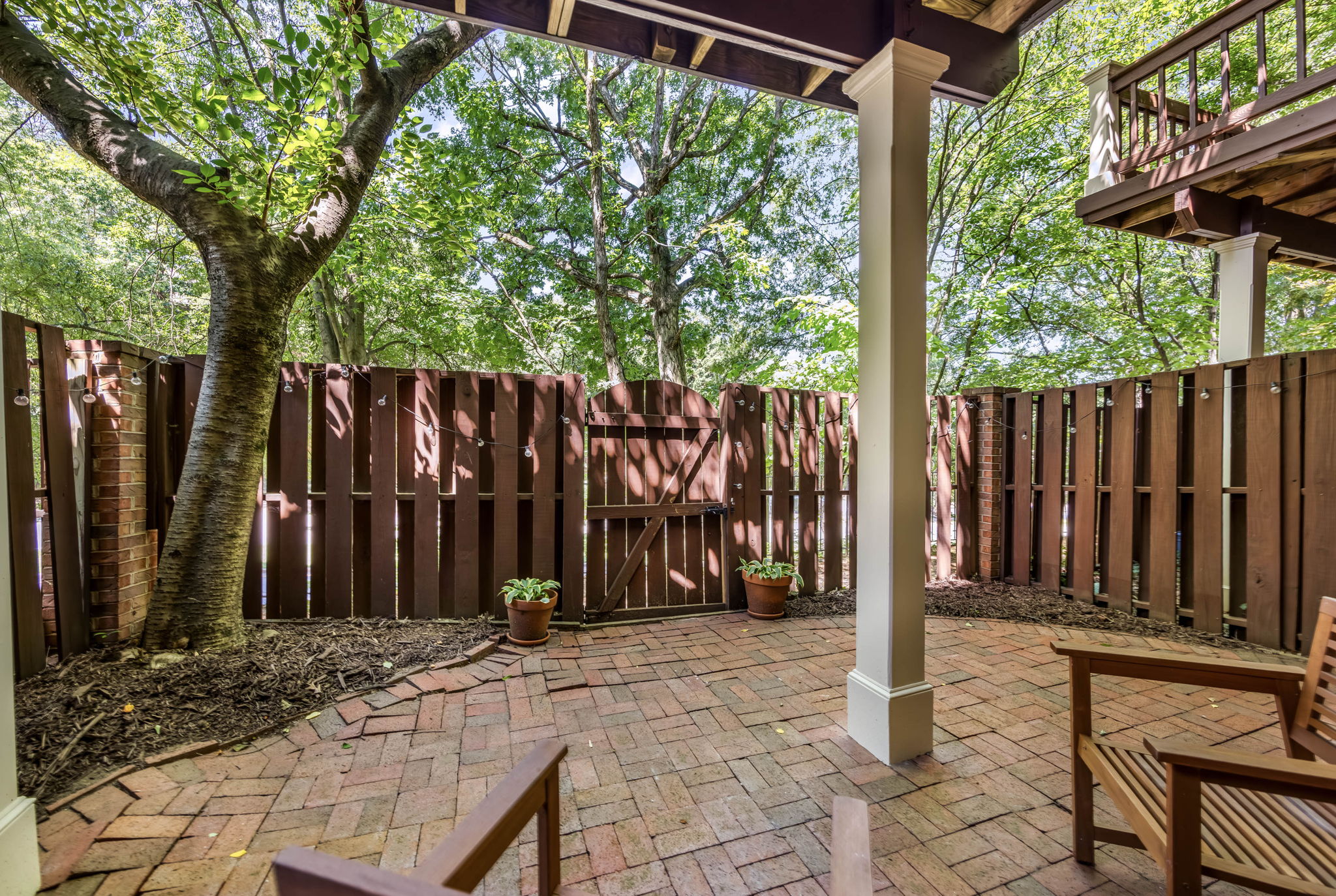 Private Fenced Lower Level Patio