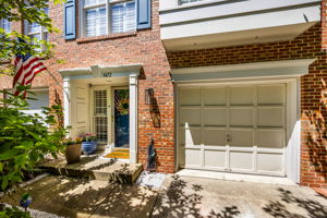 1 car garage with EV Charger