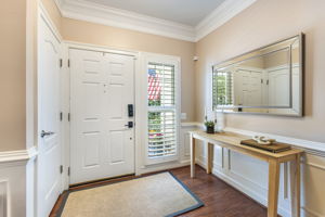 Welcoming Foyer with multiple closets