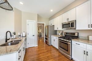 Updated open Kitchen with table space