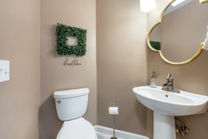 Main Level Half Bathroom