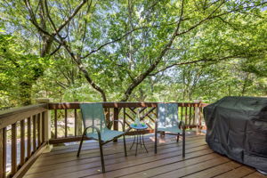 Main Level Private Deck Overlooking Trees