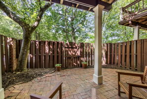 Private Fenced Lower Level Patio