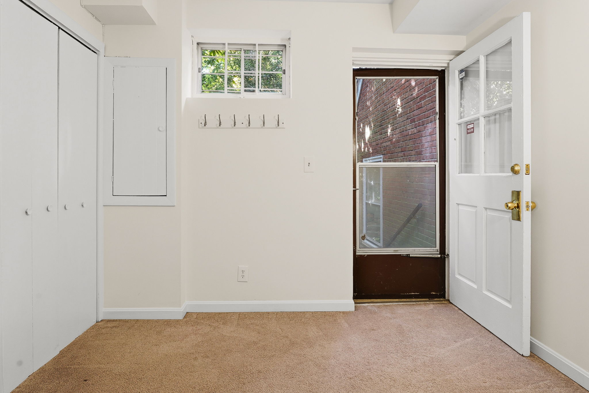3rd Bedroom - lower level, Exterior exit